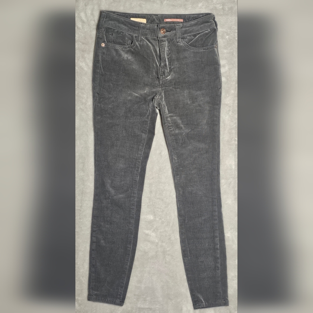 Pilcro by Anthropologie Pants High Rise Corduroy‎ Size 24 Black